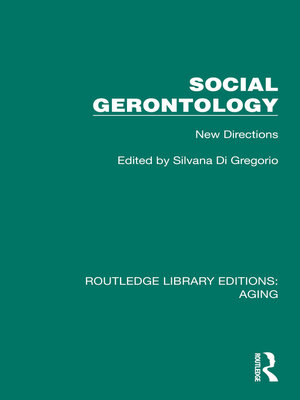 cover image of Social Gerontology